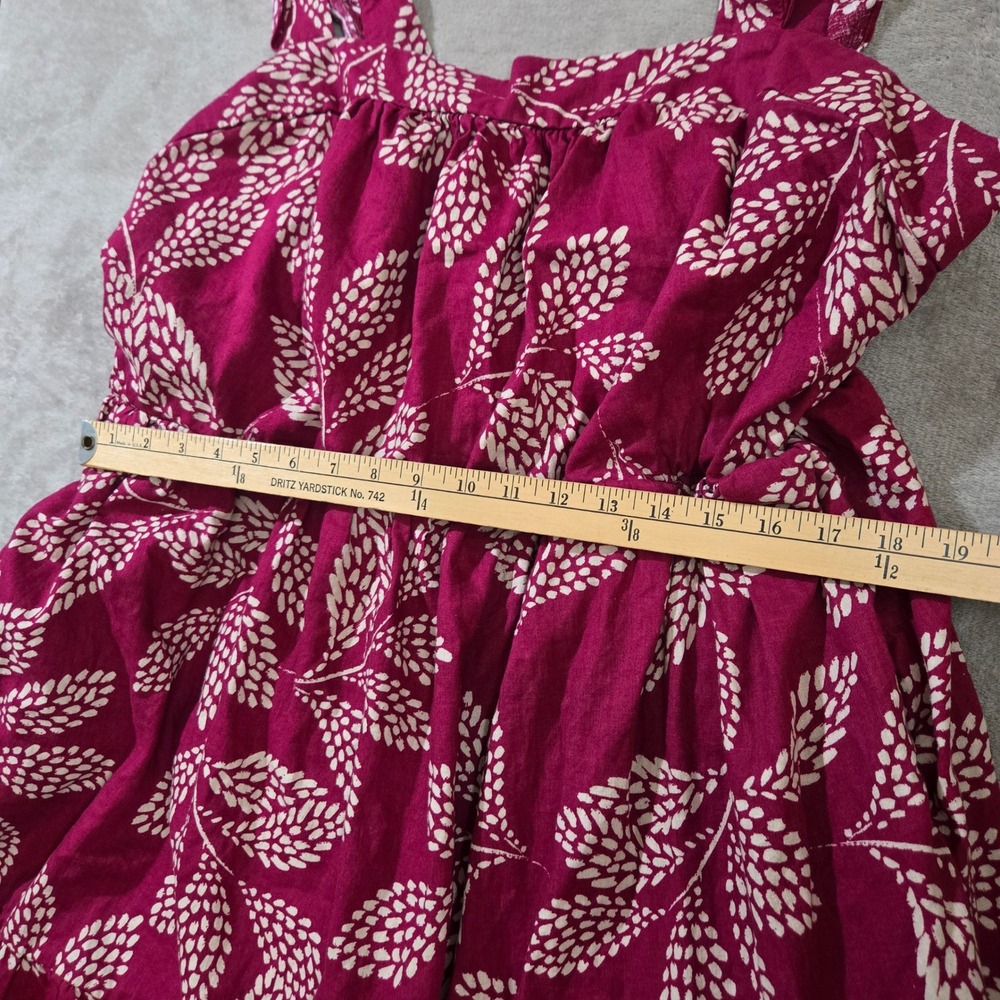 Belle Isle by Torrid Linen Blend Maxi Dress Size 3X Tiered Smocked Euro Summer - Picture 11 of 12